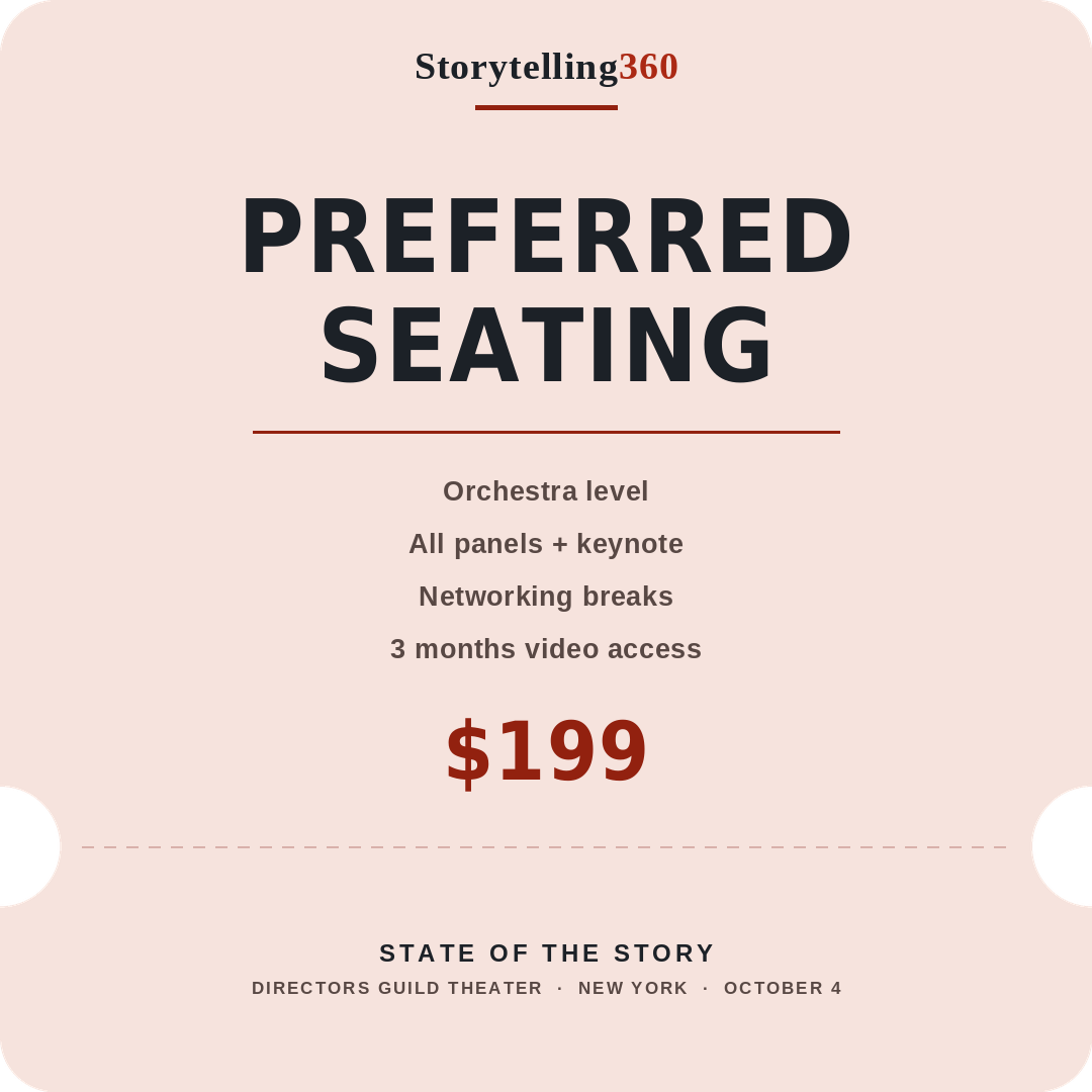 Preferred Seating — New York, Oct 4