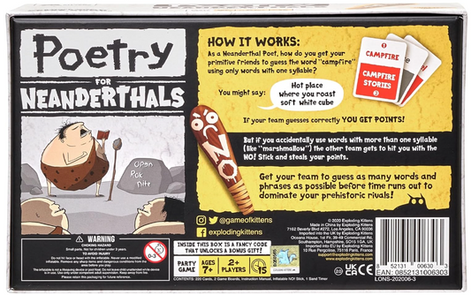 Poetry for Neanderthals