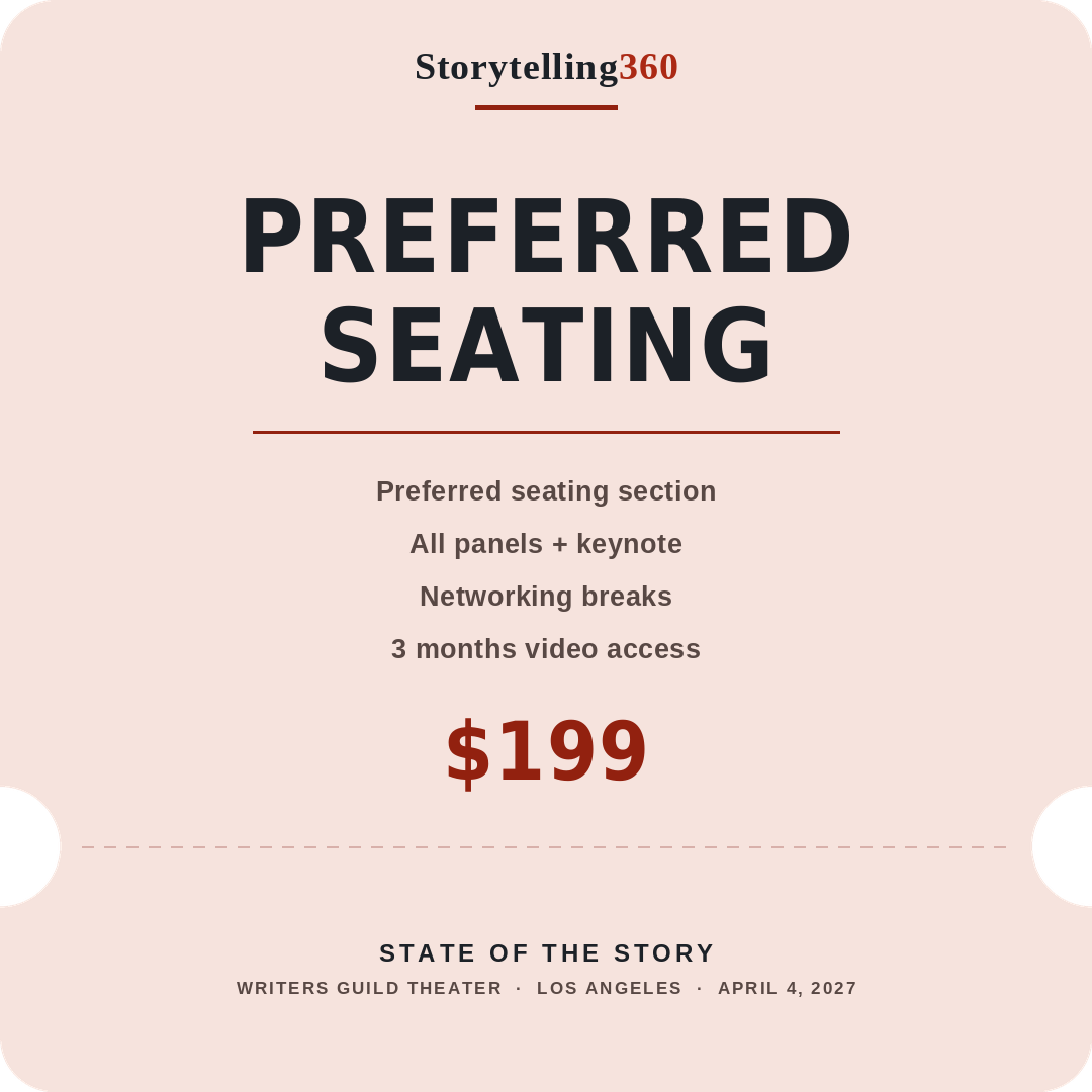 Preferred Seating — Los Angeles, April 4, 2027