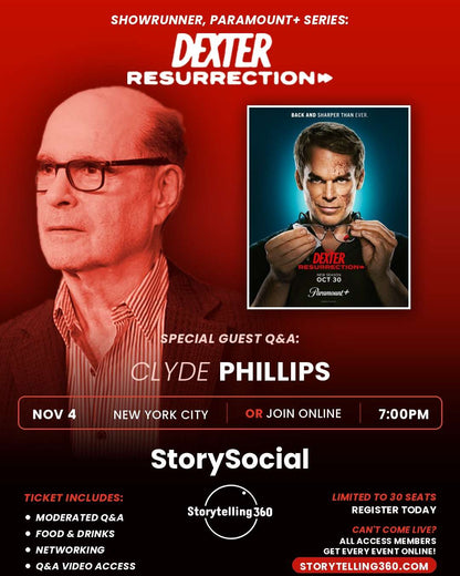 StorySocial with Clyde Phillips, Nov 4, New York City